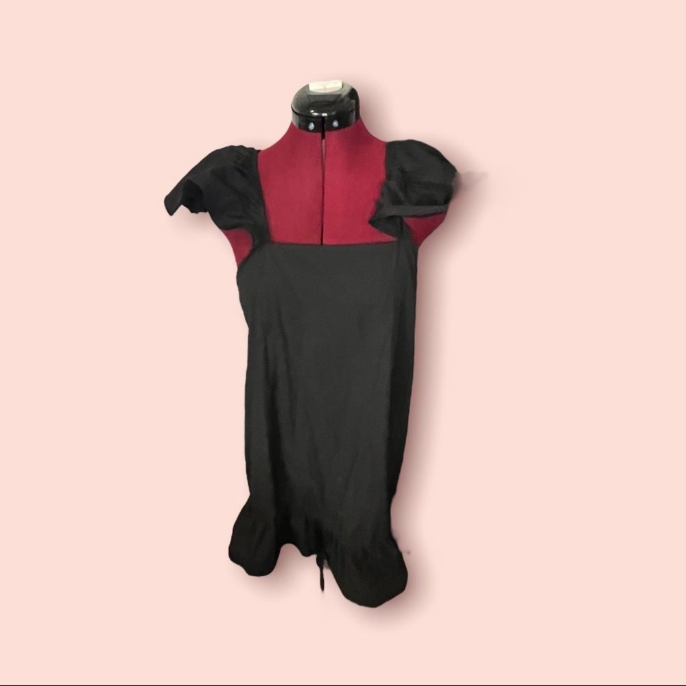 Nasty Gal Size 6 Black Babydoll dress NWT